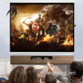 Roll down projection screens electric projector screen